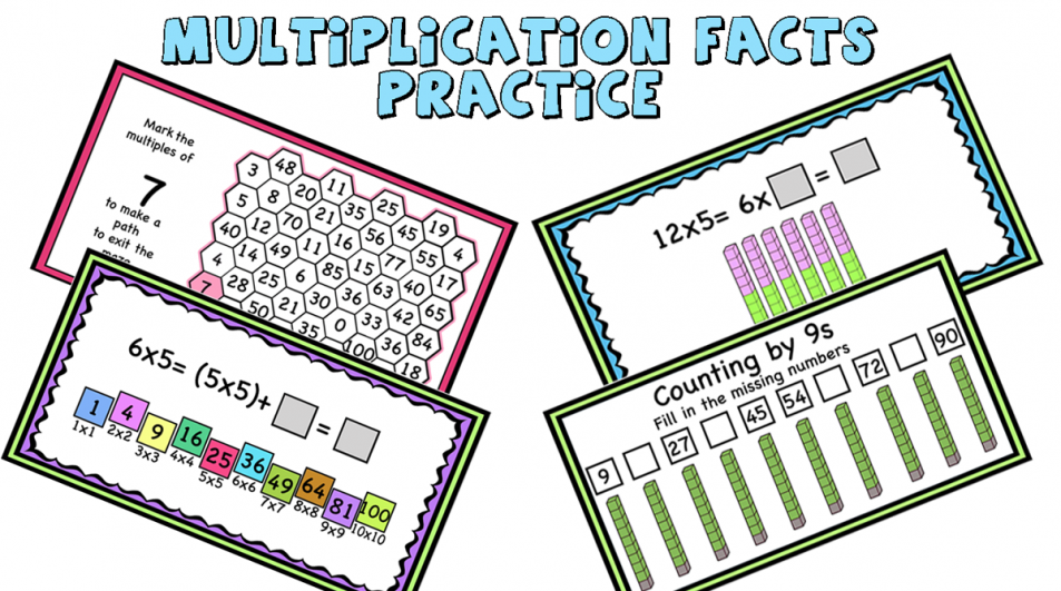 Multiplication Facts  Activities