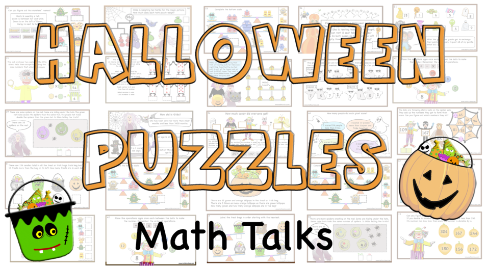 Halloween Puzzles and Math Talks