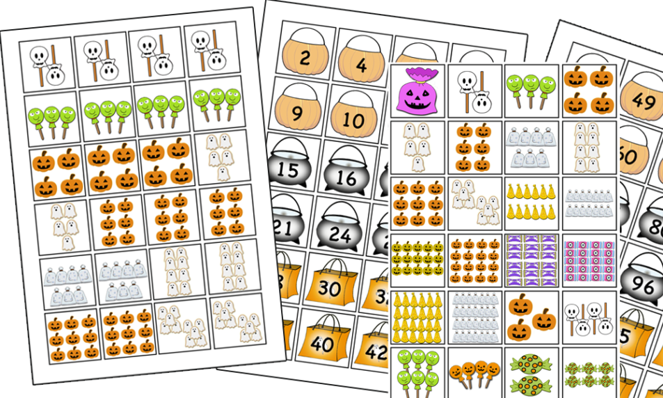 Halloween Games-Memory Match-Arrays